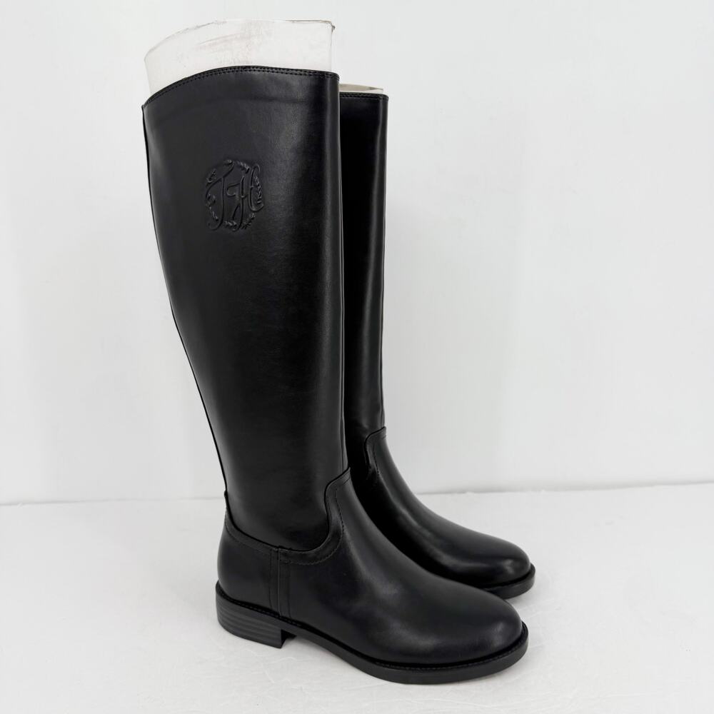 Tommy Hilfiger Womens Rydings Knee High Boots US 6 M EU 36 Black NWOB - Picture 6 of 12